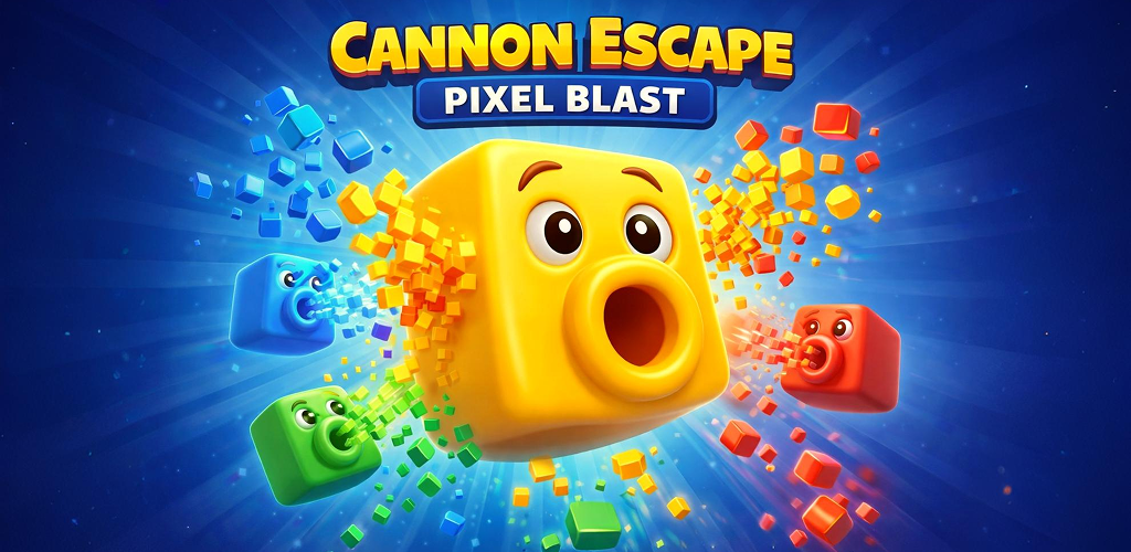 Cannon Escape: Pixel Blast